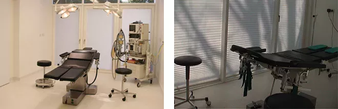 Moderner Operationssaal in der Schönheitsklinik Berlin